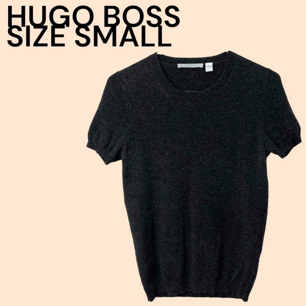 Hugo Boss Cashmere Short Sleeve Sweater